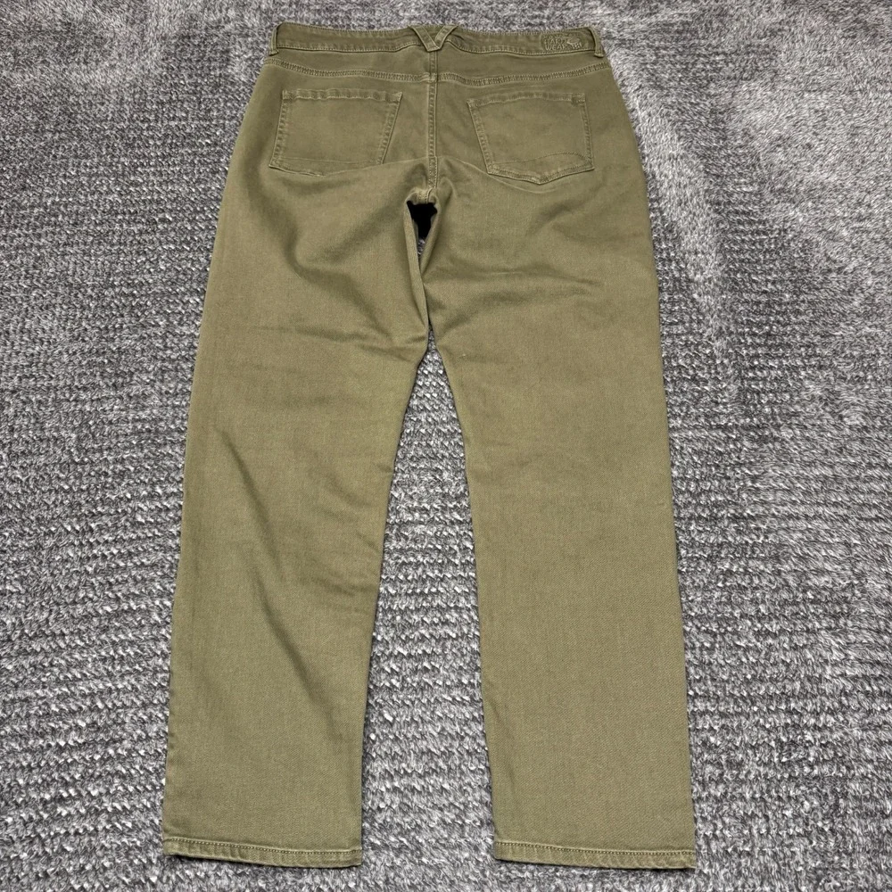 Mountain Hard‎ Wear Womens Pants Size 10 Regular Olive Green Hiking Outdoor